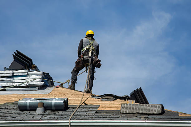 Professional Roof Installation technician working in Oneco, CT